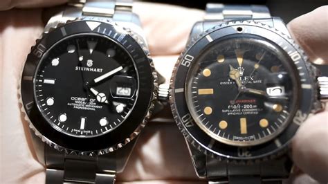 steinhart ocean one 39 vs rolex submariner